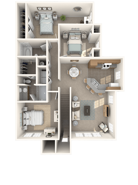 St Kitts Floor Plan  at Bay Harbor, Fort Myers, Florida